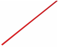  Трубка термоусаживаемая 1,0/0,5мм, красная, по 1м REXANT
