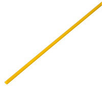 Трубка термоусаживаемая  3,5/1,75мм, желтая, 1 шт. по 1м REXANT