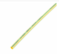 Трубка термоусаживаемая  2,0/1,0мм, желто-зеленая, 1 шт. по 1м REXANT