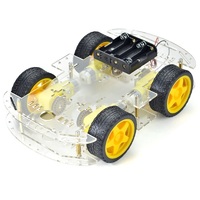 Конструктор робот - шасси автомобиля 4WD с приводами для Arduino