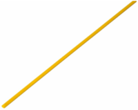 Трубка термоусаживаемая 1,0/0,5мм, желтая, по 1м REXANT